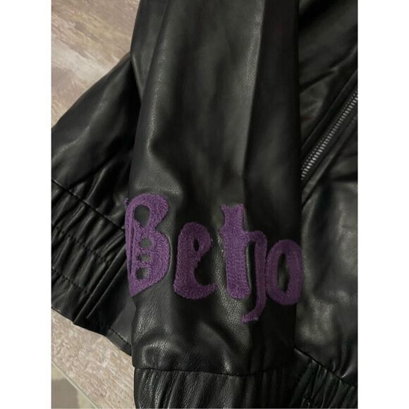 dcpl Vegan Leather Streetwear Jacket Black Men’s Size M - Picture 6 of 8